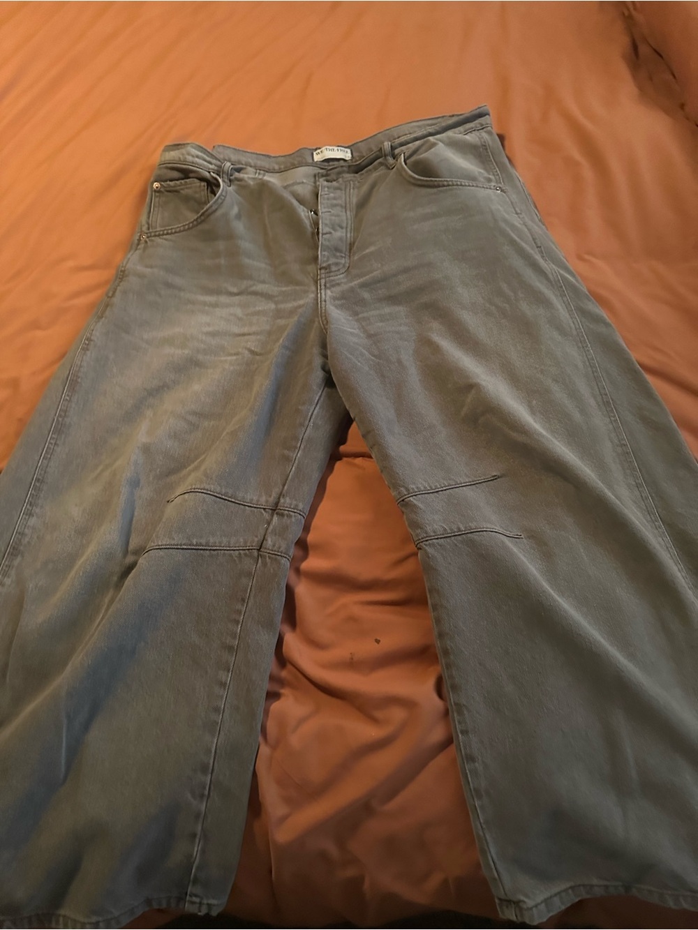 Free People We The Free Barrel Jeans 33